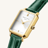 Rosefield Octagon XS Emerald Leather