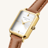 Rosefield Octagon XS Camel Leather