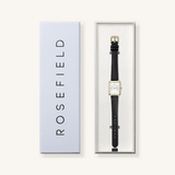 Rosefield Octagon XS Black Leather