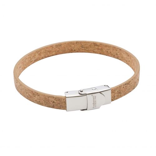 Natural Cork Bracelet with Stainless Steel Clasp Fred bennett