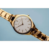 Bering Ladies Ultra Slim Gold watch
