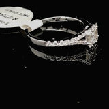 Square Illusion Set Engagement ring