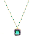 Luxender Green & Purple Necklace