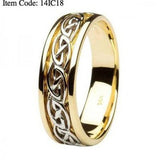 Gents Wedding Ring Celtic Knot Design