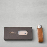 Tan With White Stitching Leather Orbitkey