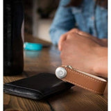 Tan With White Stitching Leather Orbitkey