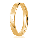 Gents Angled Cut Patterned Band