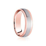 Gents Two Tone Wedding Band