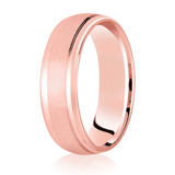 Brushed Centre diamond cut edged