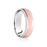 Gents Two Tone Wedding Band