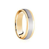 Gents Two Tone Wedding Band