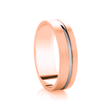 Flat Satin Two Tone Band