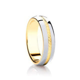 Domed Two Tone Band