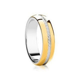 Domed Two Tone Band