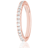 Round Brilliant Cut French Pave .33ct