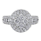 One 1/2 carat Halo Engagement ring