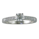 Brilliant cut solitaire .36ct
