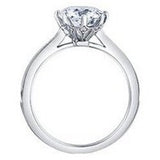 Brilliant cut Solitaire Engagement Ring 2.15 ct