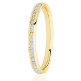 Round Brilliant Cut Channel Set .15ct