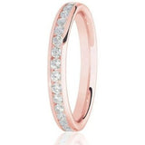 Round Brilliant Cut Channel Set .33ct