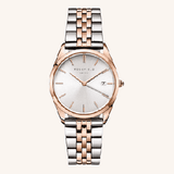 The Ace Silver Sunray Silver Rose gold  33mm