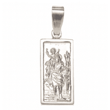 Rectangular St Christopher 19x9mm *