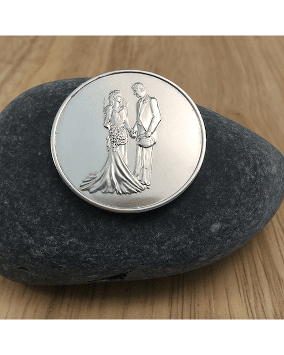 Engraved Wedding Coin – Crossan Jewellers