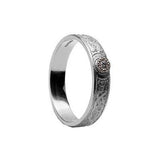 Diamond Warrior Shield Ring