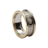 Diamond Two Tone Warrior Shield Ring