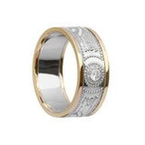 Diamond Two Tone Warrior Shield Ring