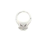One 1/2 carat Halo Engagement ring