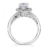 Round Halo Style "Tides of love"
