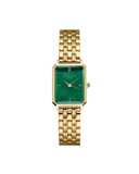 Rosefield Octagon XS Emerald Gold and Emerald Duo Bracelet