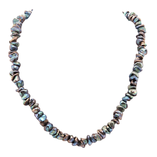 Peacock Natual Pearl necklace