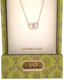 Two Tone Interlink Necklace