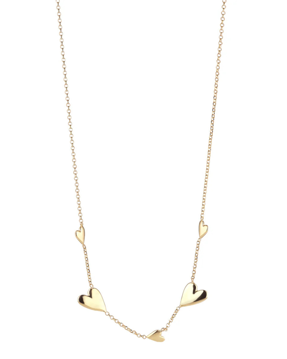 Gold Plated All My Love Heart Necklace