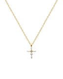 Burren - Polar Light Cross Necklace