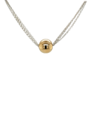 Two tone Ball necklace