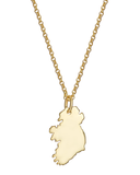 Gold Map Of Ireland Necklace