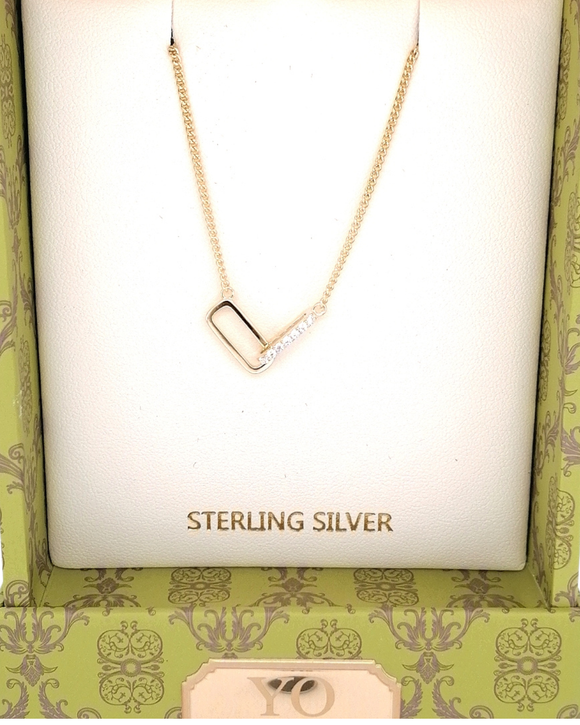 Gold Plated Paperlink Necklace