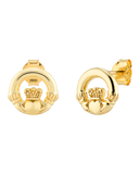G/PL Claddagh Earrings