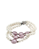 Three strand pearl bracelet