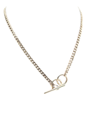 Silver Mother Daughter T Bar Necklace