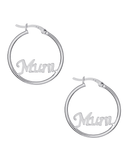Hoop Mum Earrings
