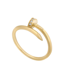 9ct Gold Nail Ring