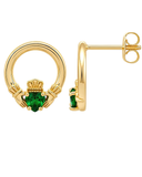 Burren - Wild Heart Claddagh Stud Earring