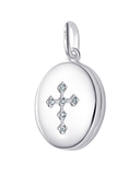 CZ Cross Locket
