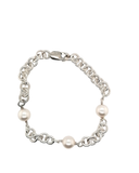 Silver Pearl Bracelet