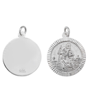 18mm St Christopher medal & chain