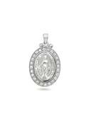 CZ Miraculous Medal Pendant